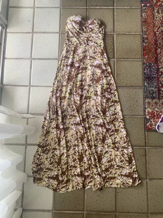 Vestido longo jersey tomara-que-caia - Foto 4