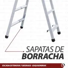 Escada extensível de ferro
