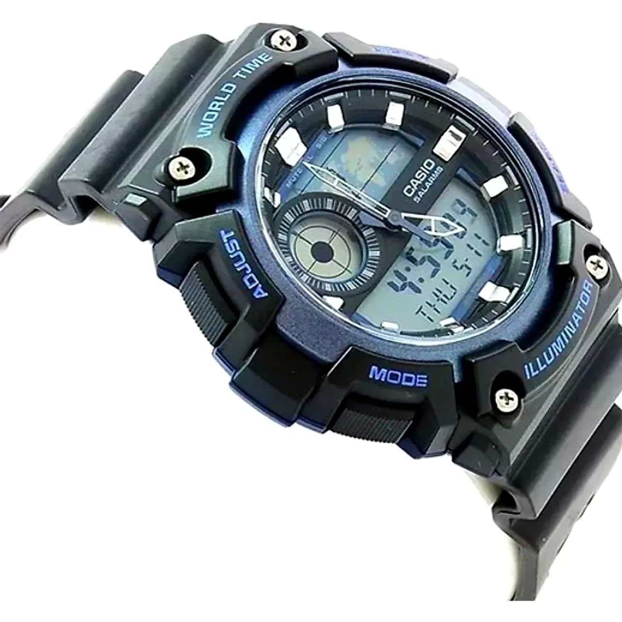 Relógio CASIO Masculino AEQ-200W-2AVDF - Foto 4