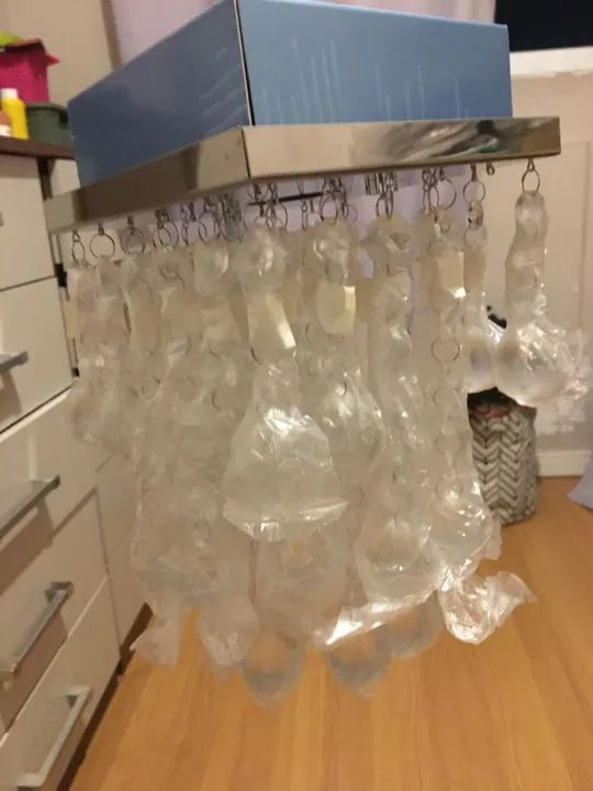 Lustre de Cristal Legítimo quadrado Hunter Trade - Foto 6