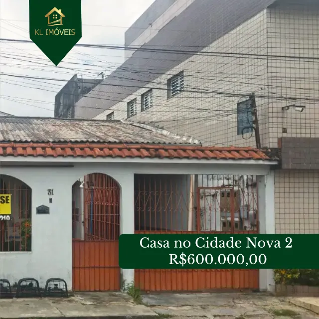 Casa na Cidade Nova, com 02 quartos sendo 1 suite, 03 kit net + 02 apartamentos