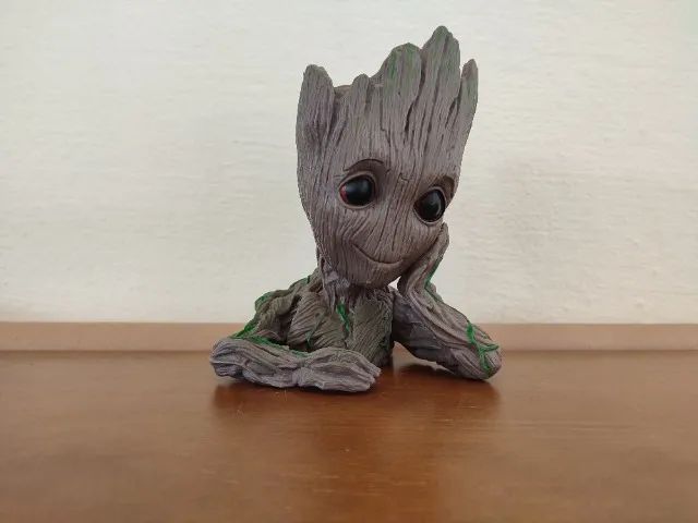 Groot - Vaso de Flores, Porta Objetos ou Decoração - 15cm