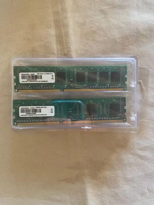 2x Memórias RAM 4x2gb DDR3 1333MHz