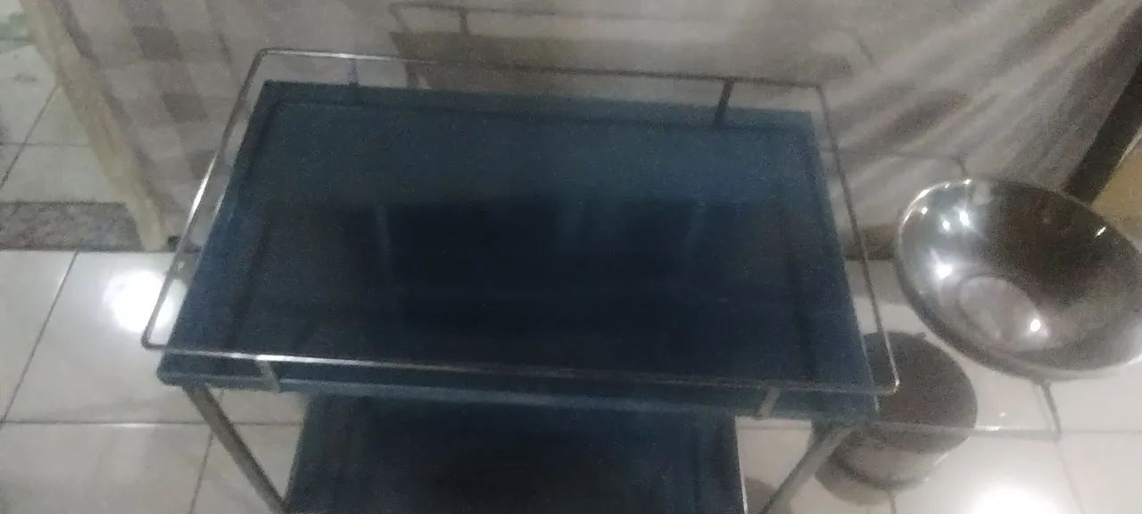 CARRINHO DE CURATIVO E HIGIENE EM INOX - Foto 5