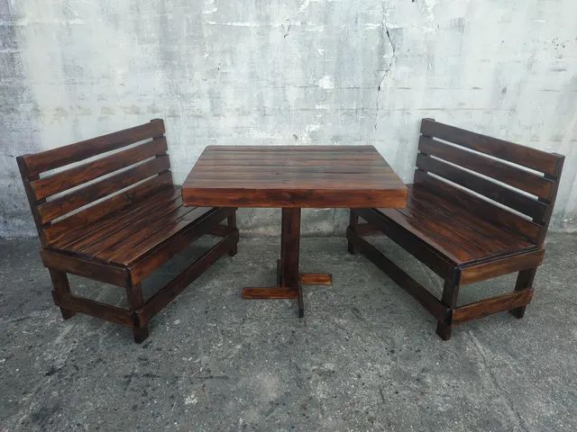 Mesas de Palete. Fabricamos móveis artesanal feitos de Pallet, Pallets, palet e pinus. - Foto 4