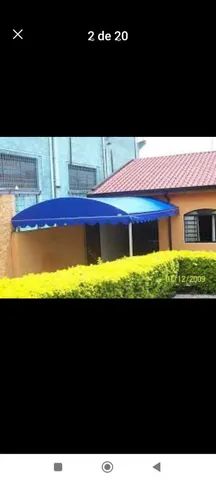 Toldo fixo em lona e policarbonato - Foto 5