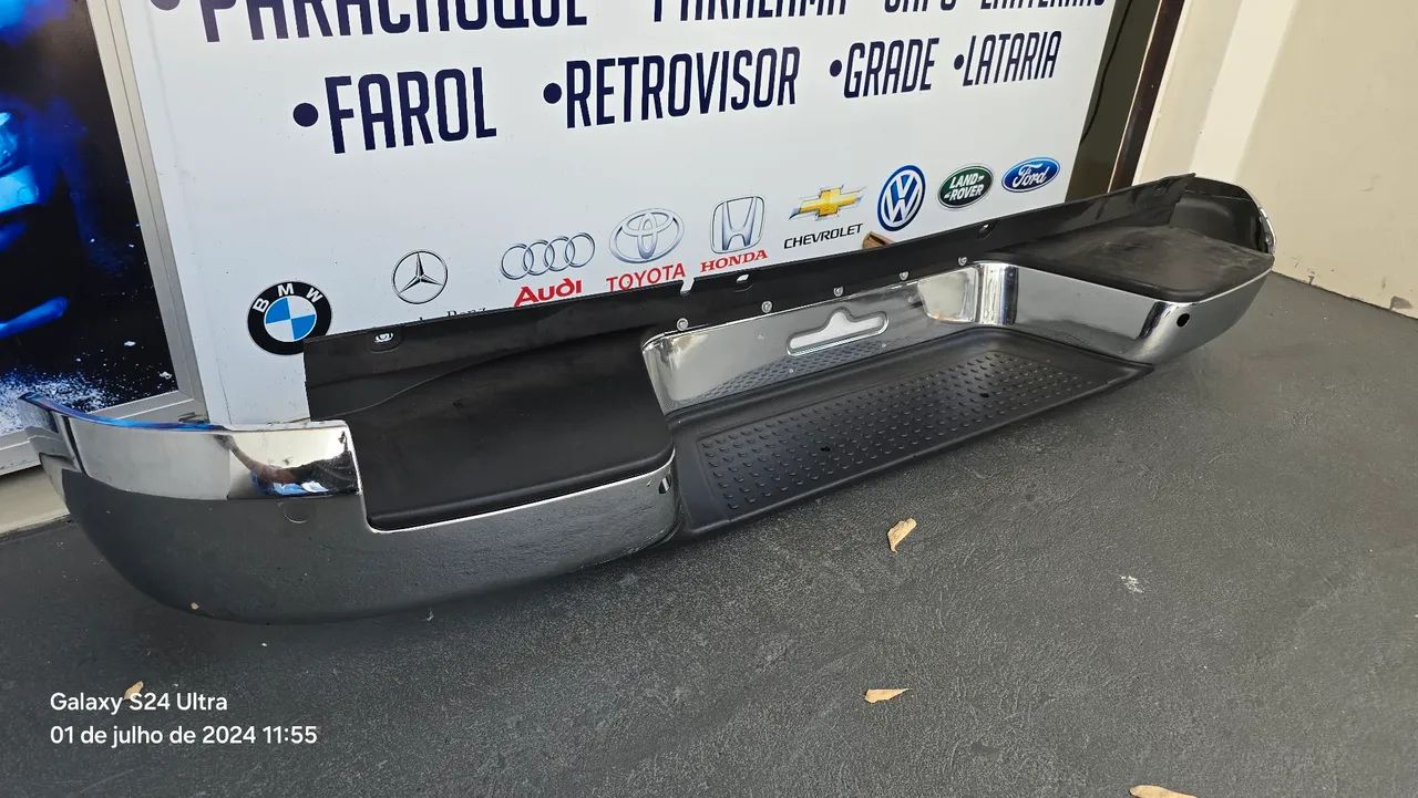 Parachoque Traseiro Amarok 2015 2016 2017 2018 2019 2020 2021 2022  - Foto 4