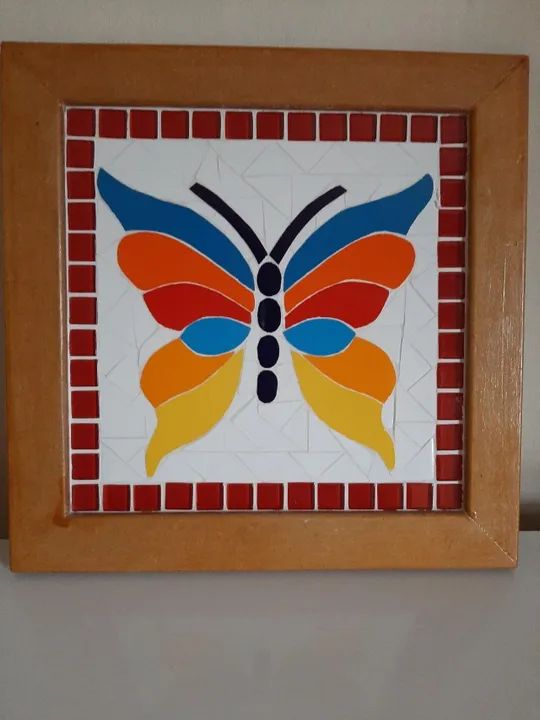 Quadro em Mosaico - Borboleta - Foto 2