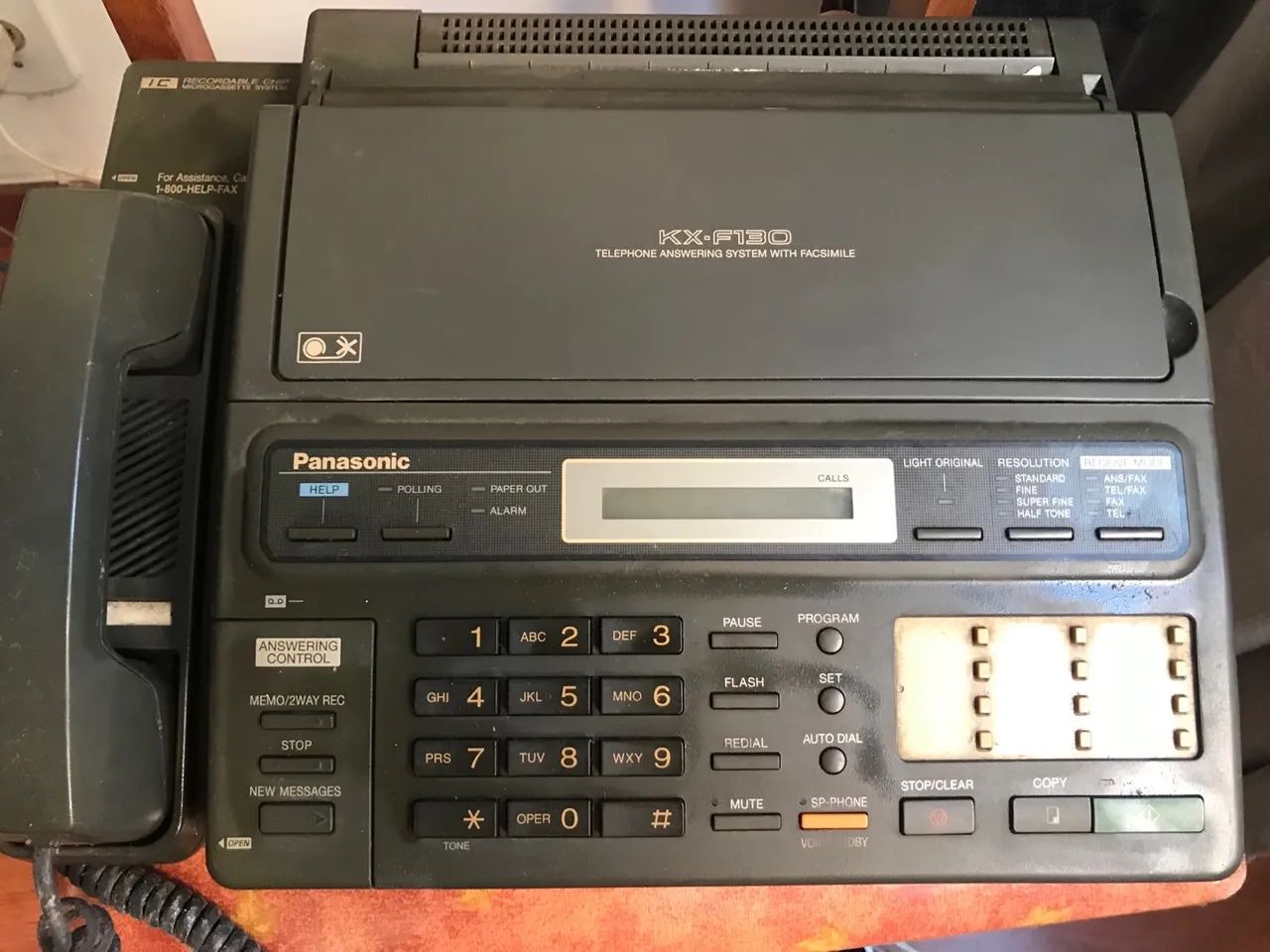 Vintage tel/fax lindo de ótima qualidade  - Foto 2