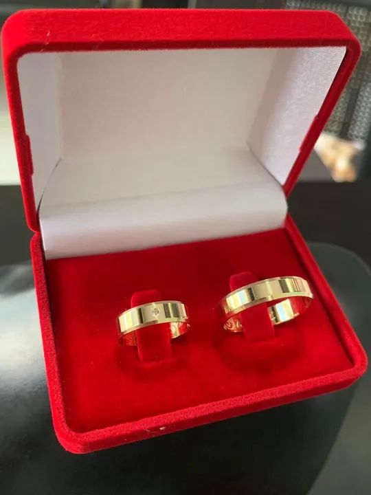 Alianças em ouro 18k  - Foto 3