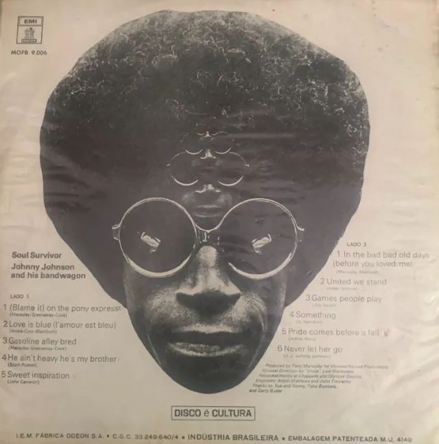 DISCO DE VINIL RARO JOHNNY JOHNSON & HIS BANDWAGON - Foto 2