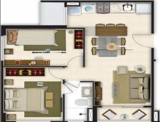 Apartamento no Bairro Joquei Próximo ao Shopping Cod0234 - Foto 5