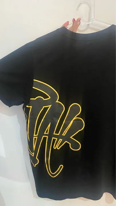 Camiseta Syna World Preta com Estampa - Foto 4