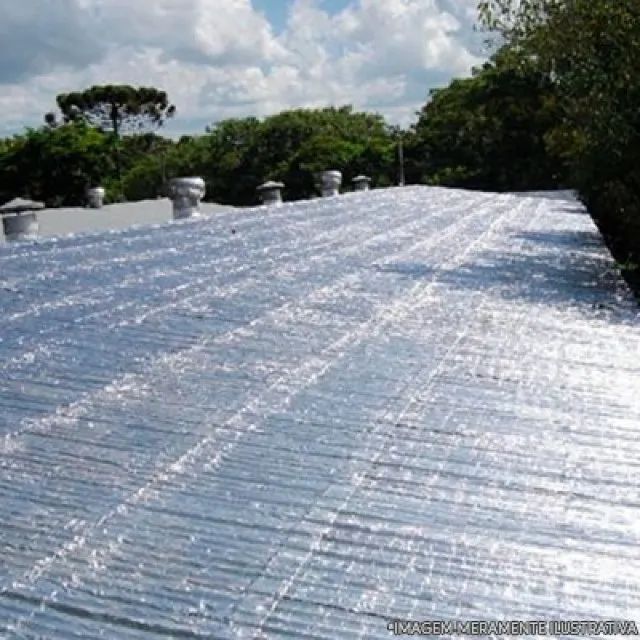 Manta Asfaltica Auto Adesiva Aluminizada de 94cm x 10m  - Foto 4