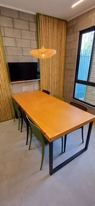 Mesa de jantar estilo industrial - Foto 5