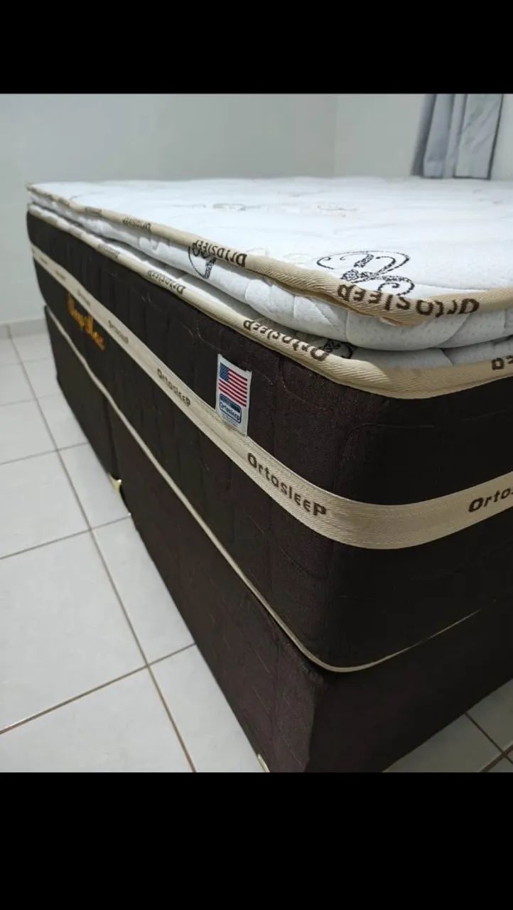 Cama box casal e solteiro brinde hoje