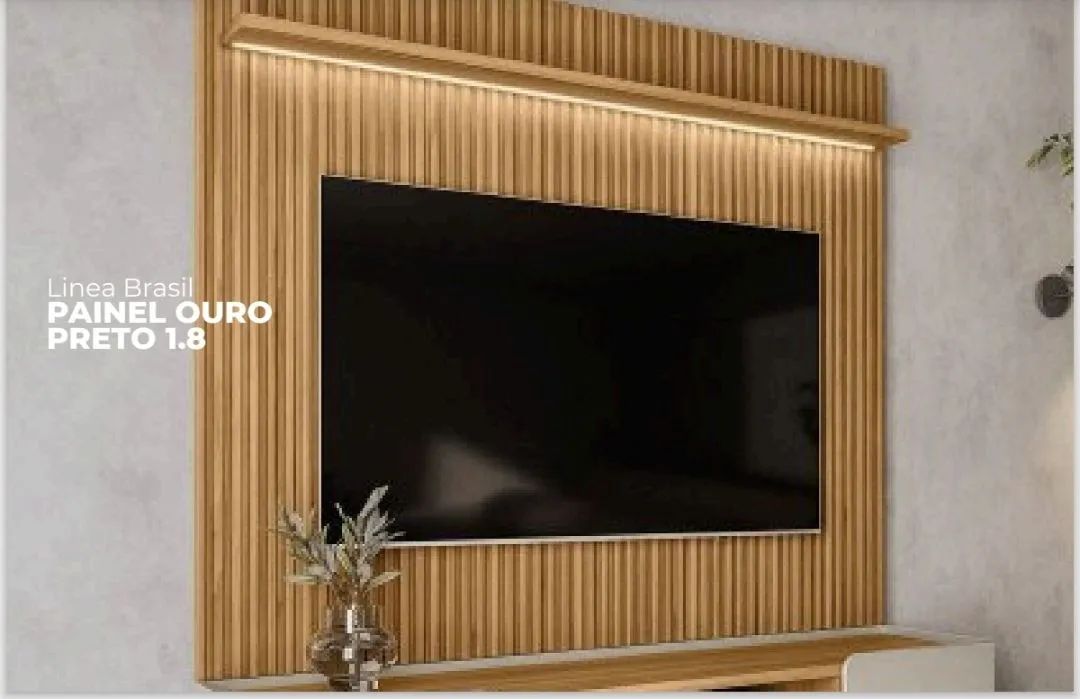 Painel 1.80 com led para TV 75 polegadas  - Foto 2