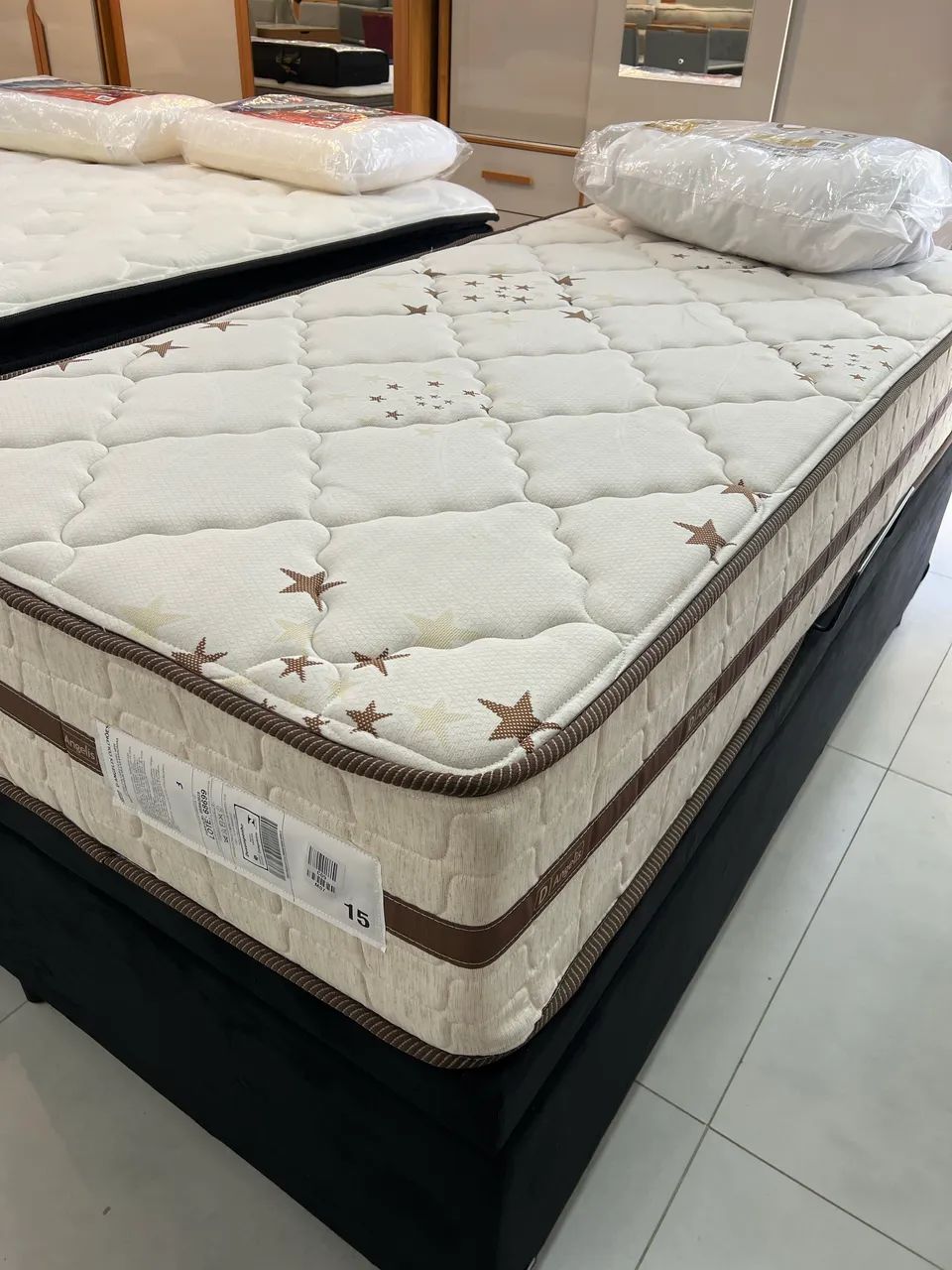 Colchão de Solteiro 30cm Molas Ensacadas NOVO