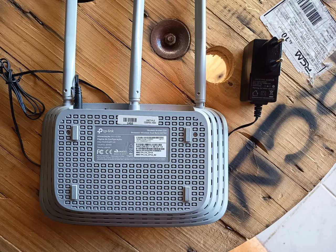 Roteador Wi-Fi Tp-Link Archer C20  - Foto 2
