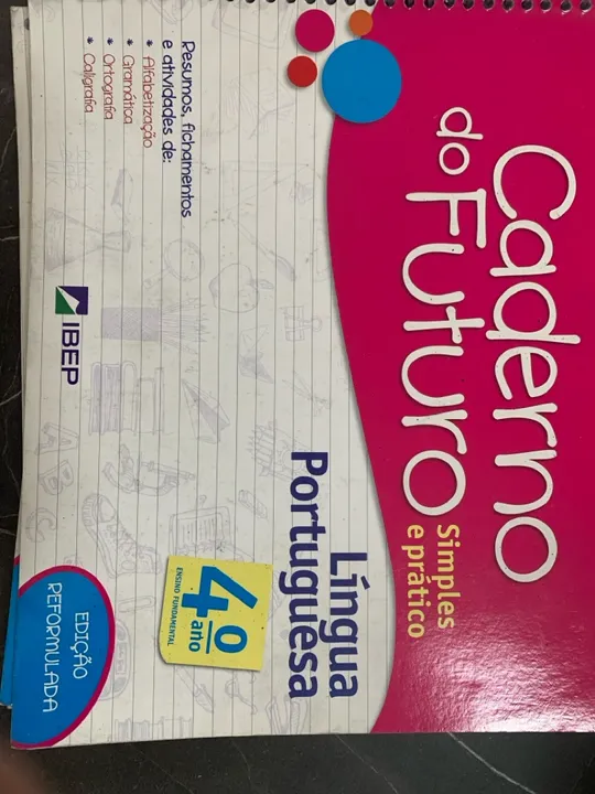 Caderno do futuro - Português e matemática 4º Ano
