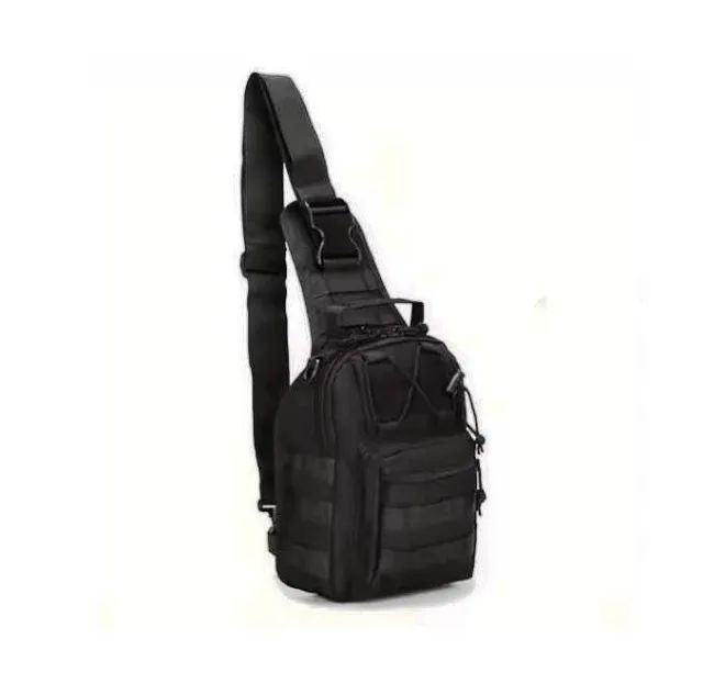 Mochila de Peito Nylon preta 