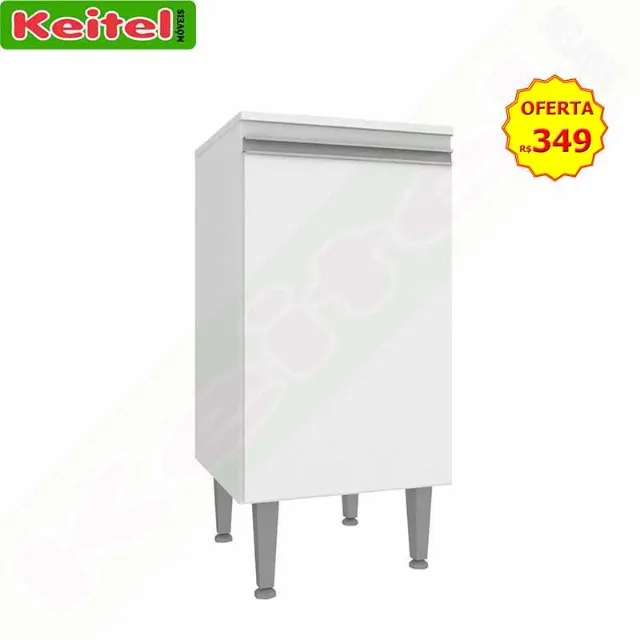 Balcão 1 porta Athena Branco