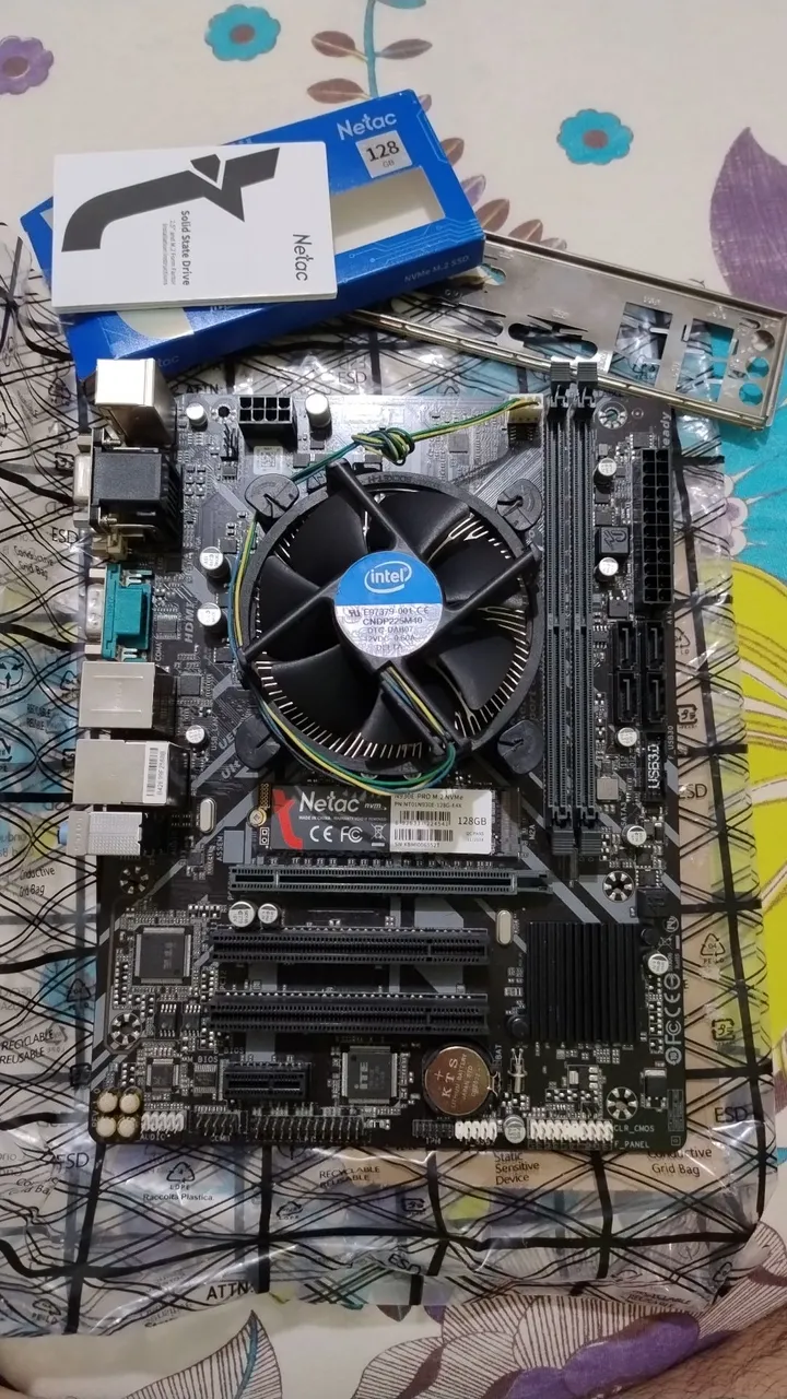 Kit Placa Mãe+processador+M2