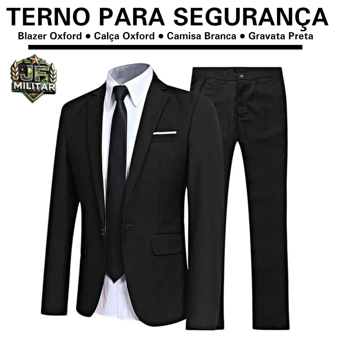 Terno Preto para Segurança - Tamanho M