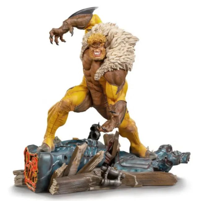 Dente de Sabre - Iron Studios Sabretooth Art Scale 1/10 - Marvel Comics