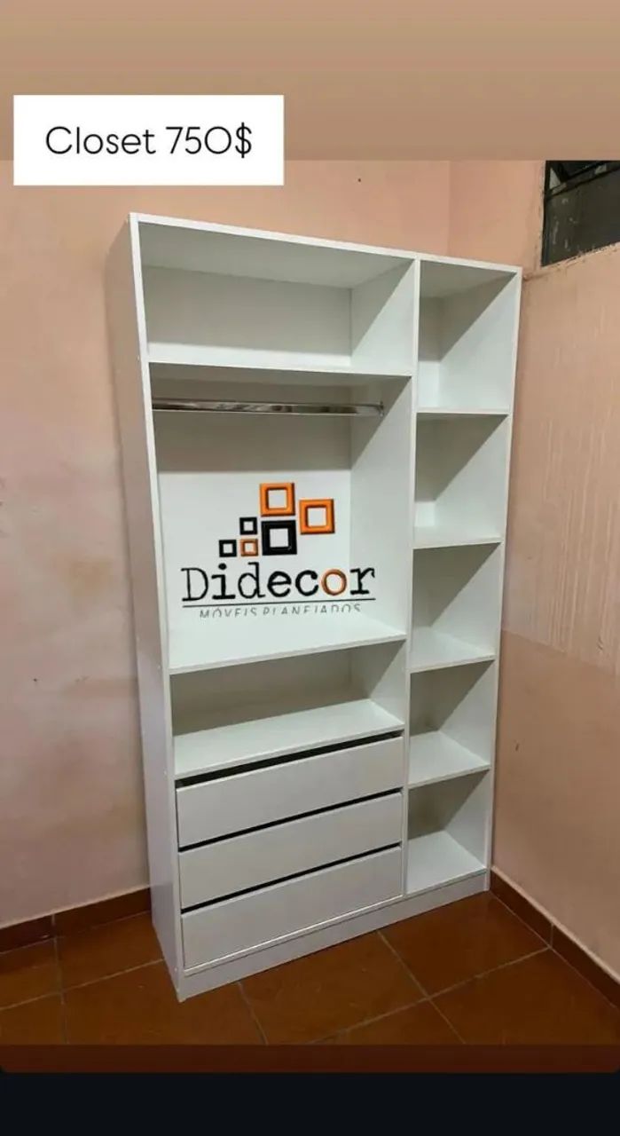 Closet Branco 750$ - Novo