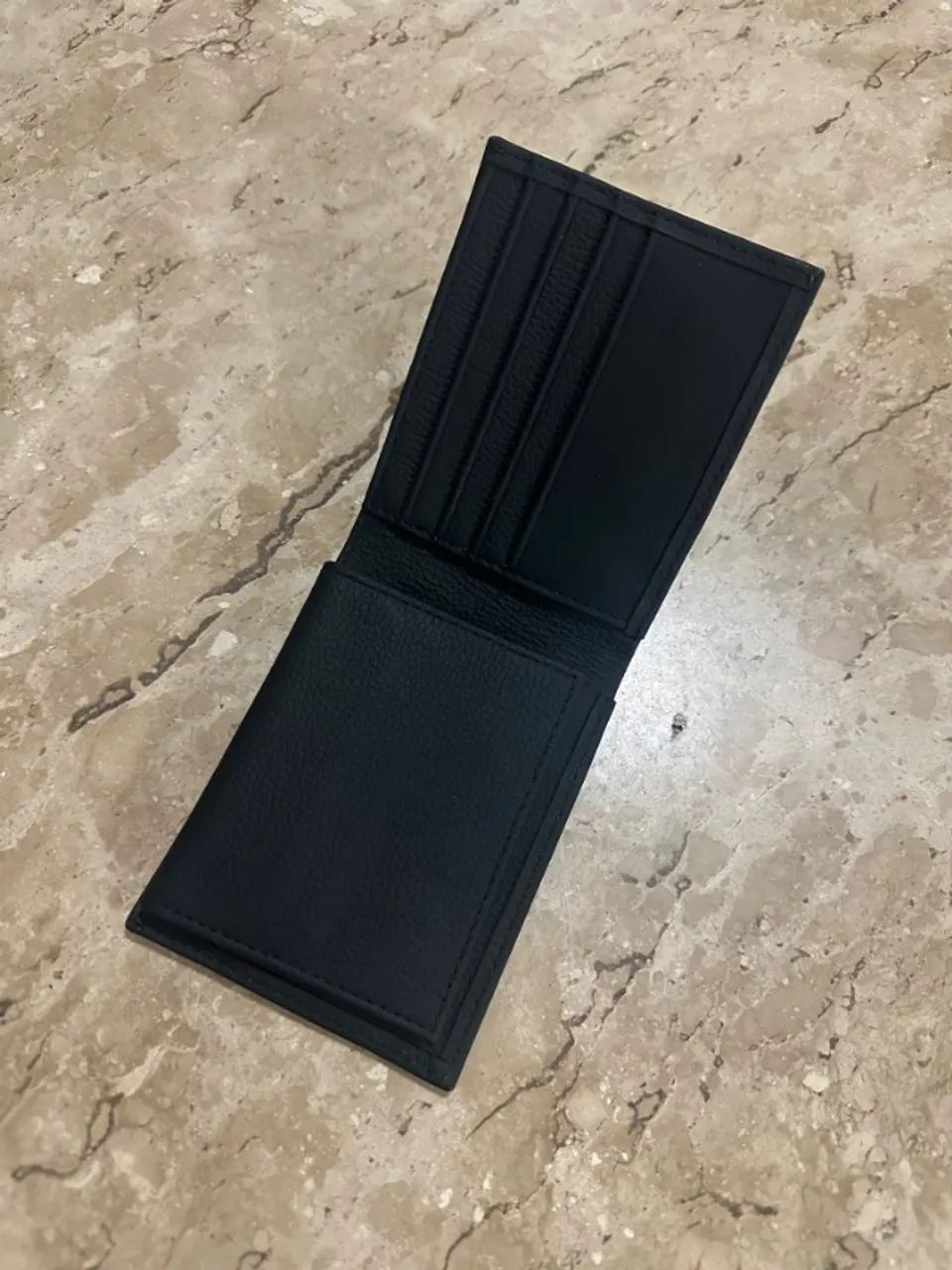 Carteira Com Porta Cartão Brooksfield Preta