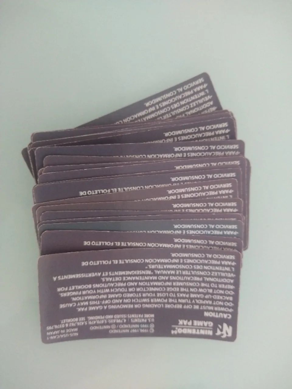 lote com diversas labels frontais e traseiras para cartuchos de n64, snes, mega drive - Foto 4