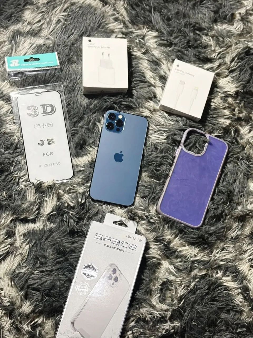 iPhone 12 Pro 512GB PACIFIC BLUE / AC CARTAO ATÉ 18X - Celulares e