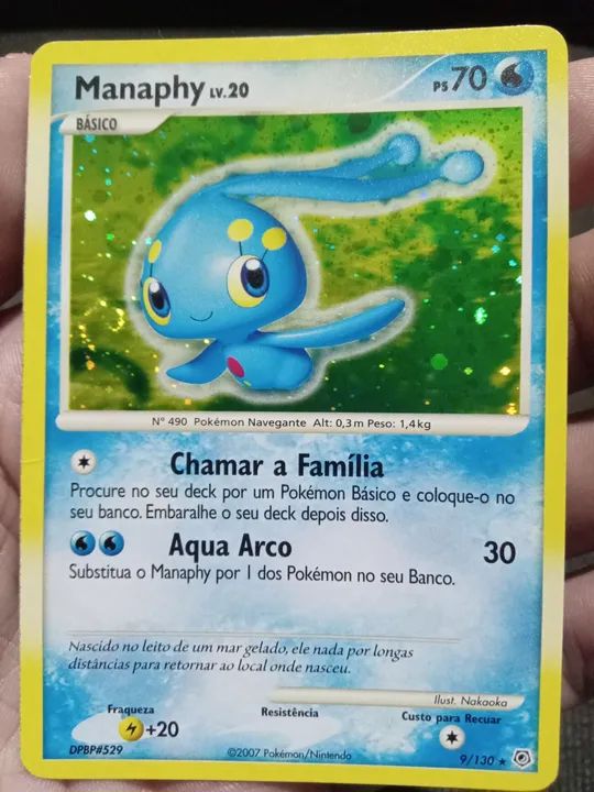 Manaphy - Carta Pokémon - DPBPH#529 9/130