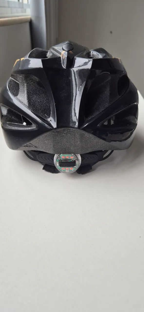 Capacete TSW - Preto com Dourado - Foto 2