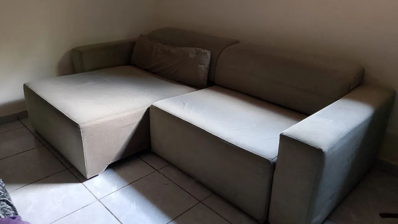 Sofá 3 lugares usado - Foto 5