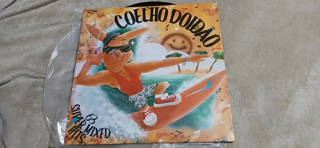Lp Vinil Disco Coelho Doidão De 1990 - Super Mixer