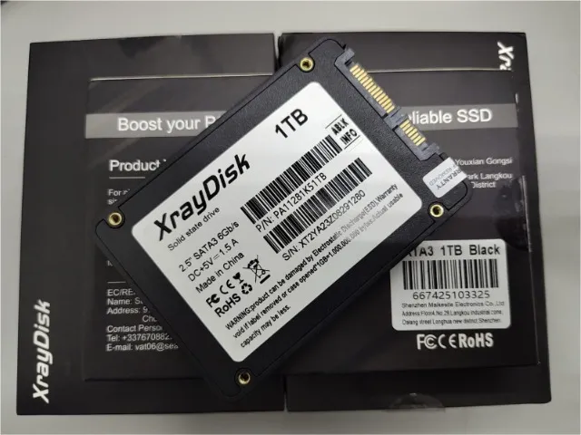 SSD 512GB, Sata 3, NOVO (Já com Win 10 PRO - Pré Inst.) - Aceito