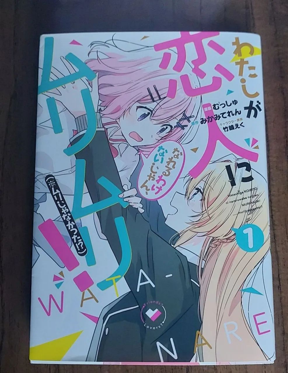 Watanare (Um amor impossível ou não?) Em japonês, vol 1.