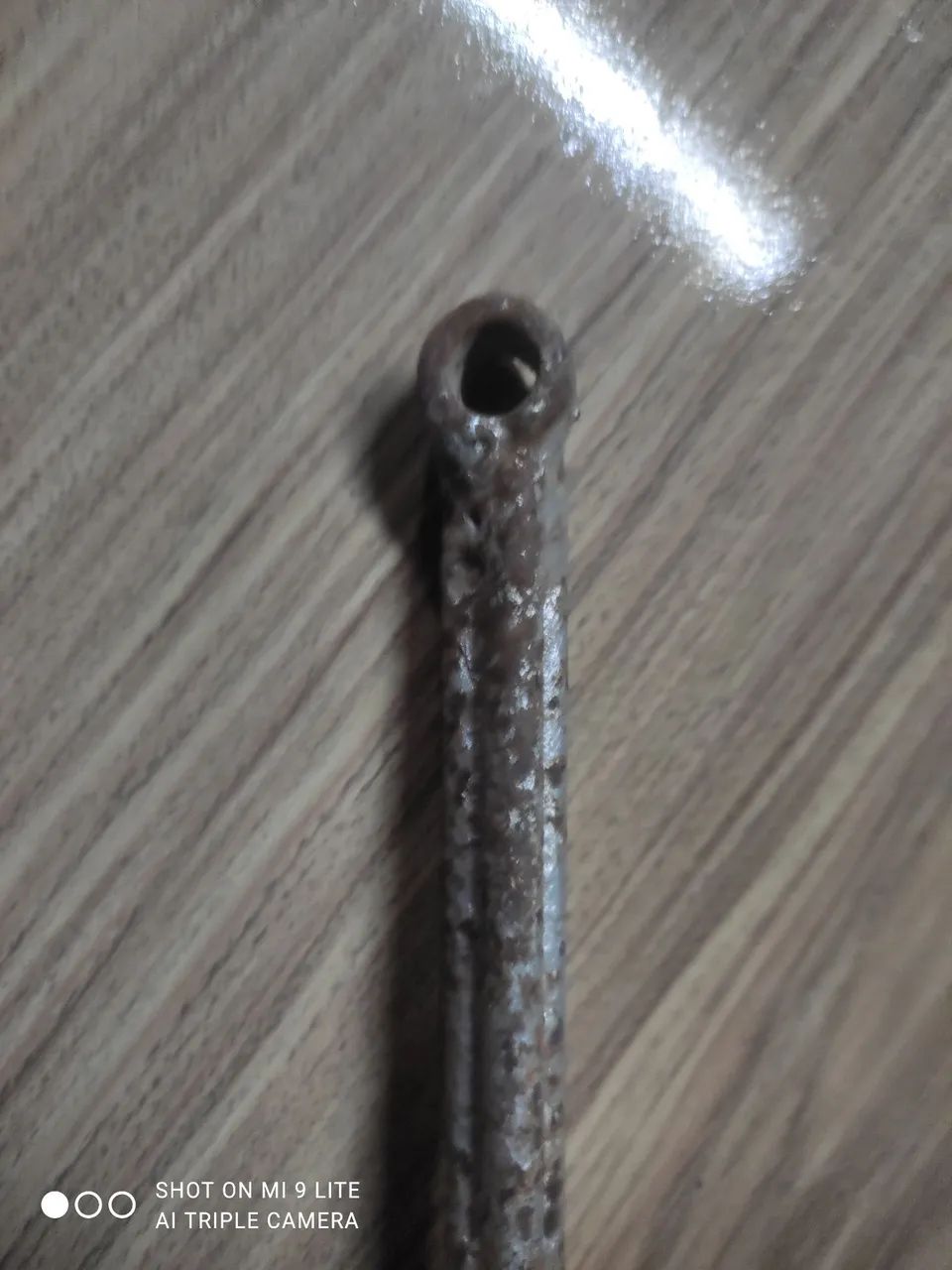 Gancho de ferro antigo - Foto 2