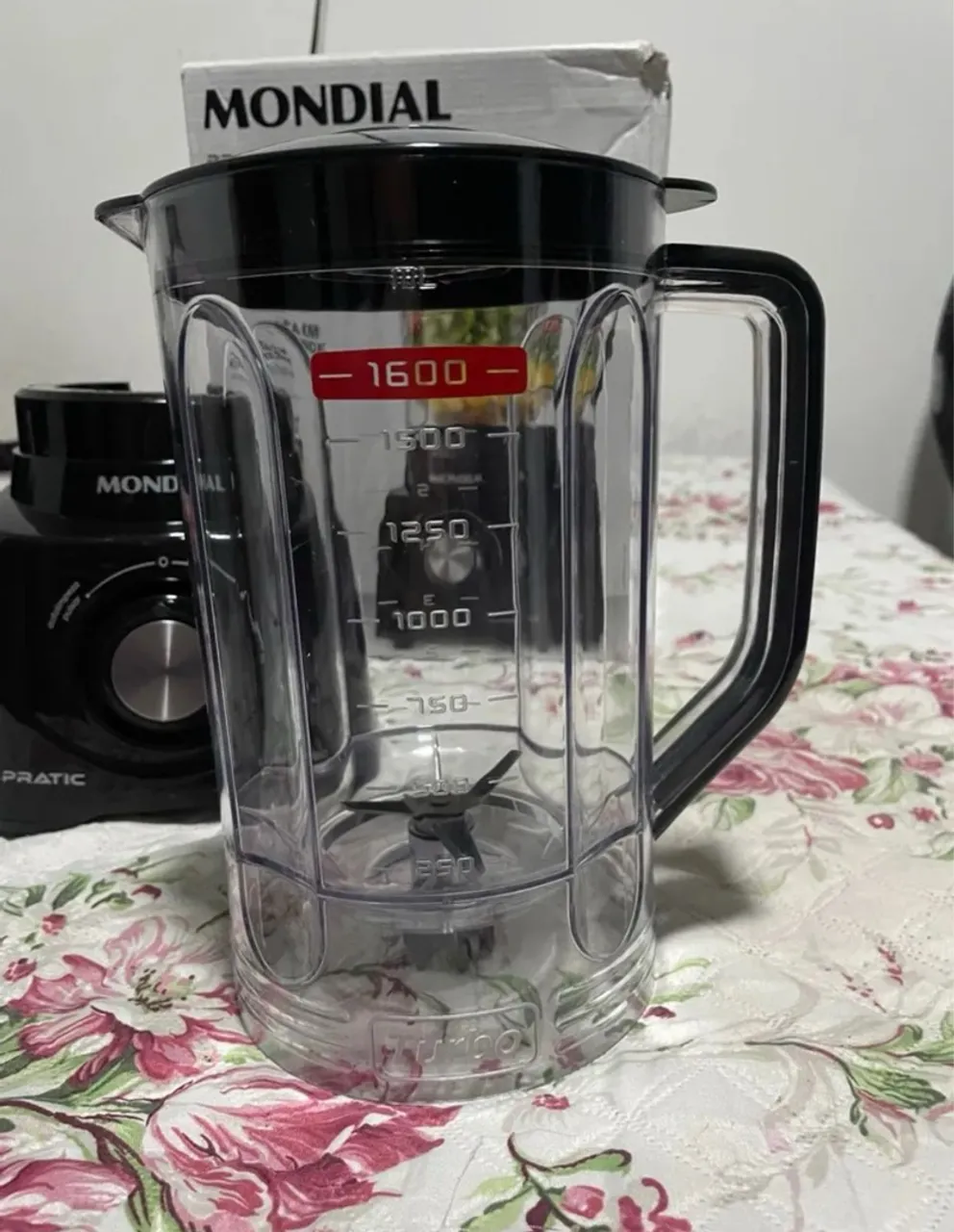Liquidificador Mondial Pratic Glass 1600W