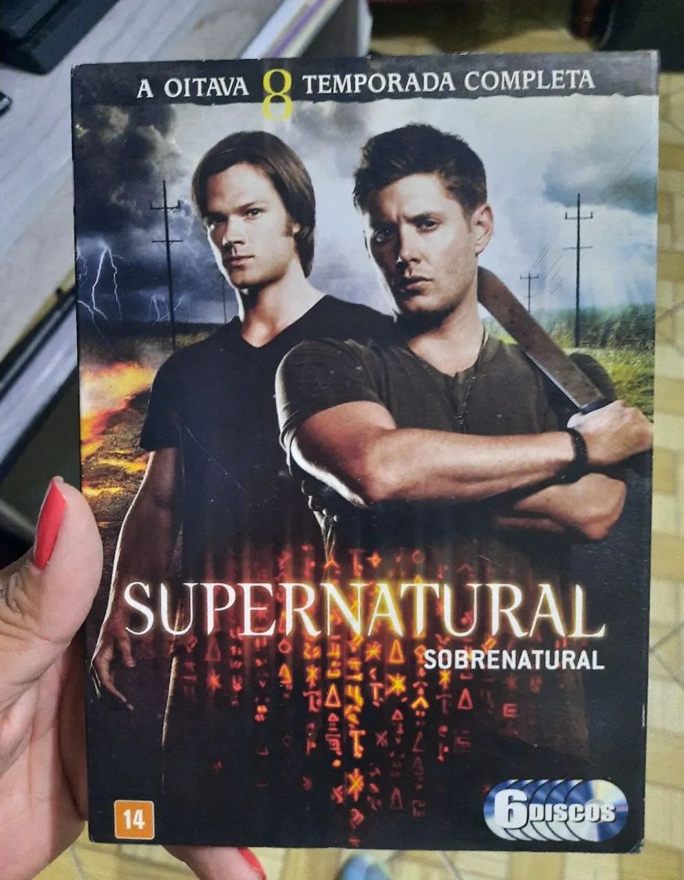 Box DVD Supernatural Temporada 8 completa 