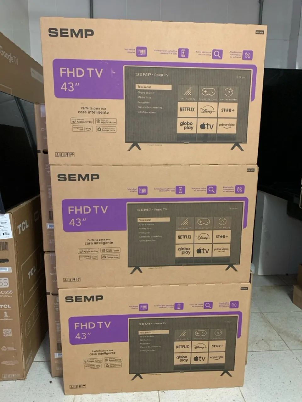 TV Semp 43 polegadas FHD Smart