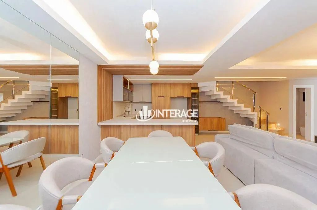 Casa com 3 dormitórios para alugar, 128 m² por R$ 15.062,00/mês - Santa Felicidade - Curit - Foto 5
