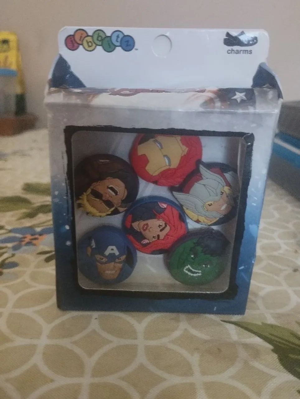 Pins, bottons ou botões para Crocs dos vingadores, Marvel.