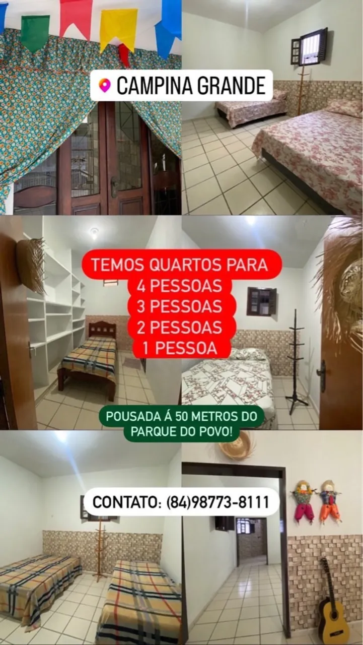 Ótima Pousada para o período do São João de CG