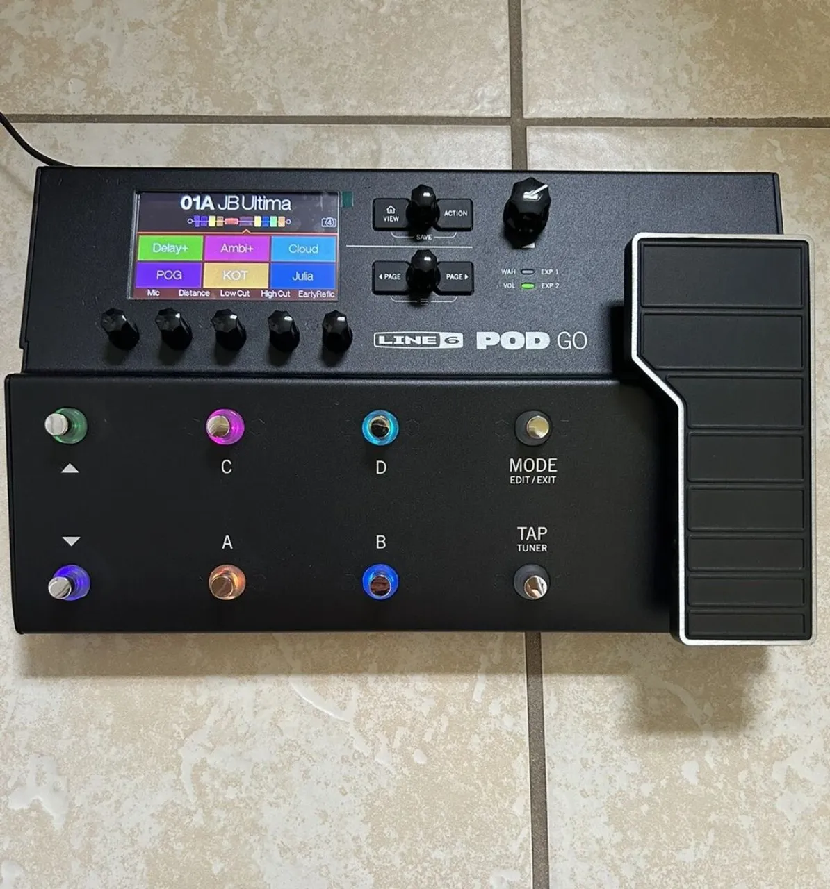Line 6 POD Go - Pedalboard de efeitos