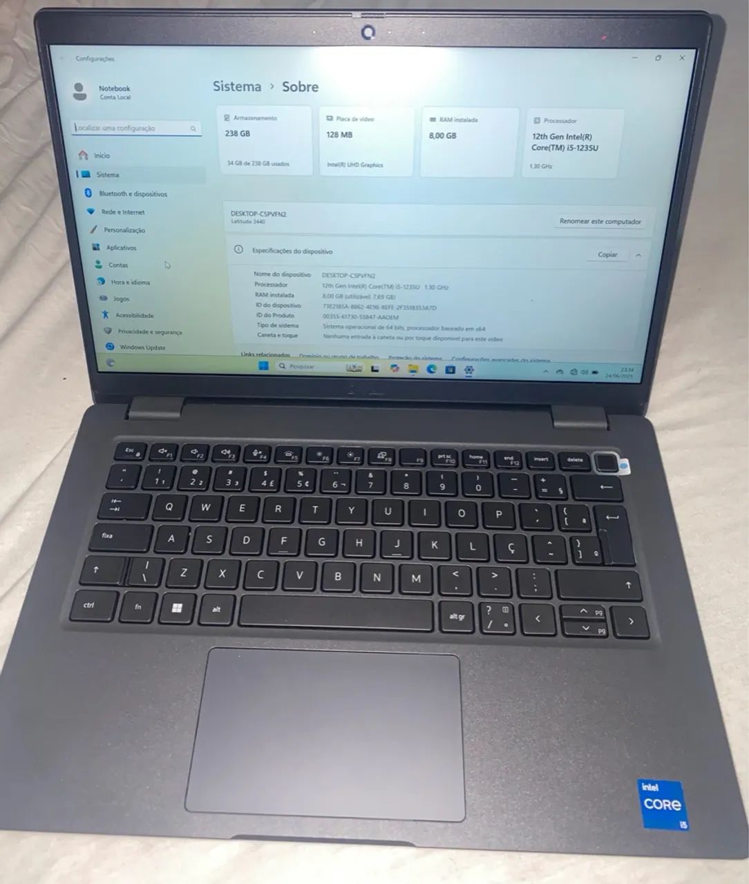 Notebook Dell Latitude 3440 i5 8gb ram 256gb de ssd
