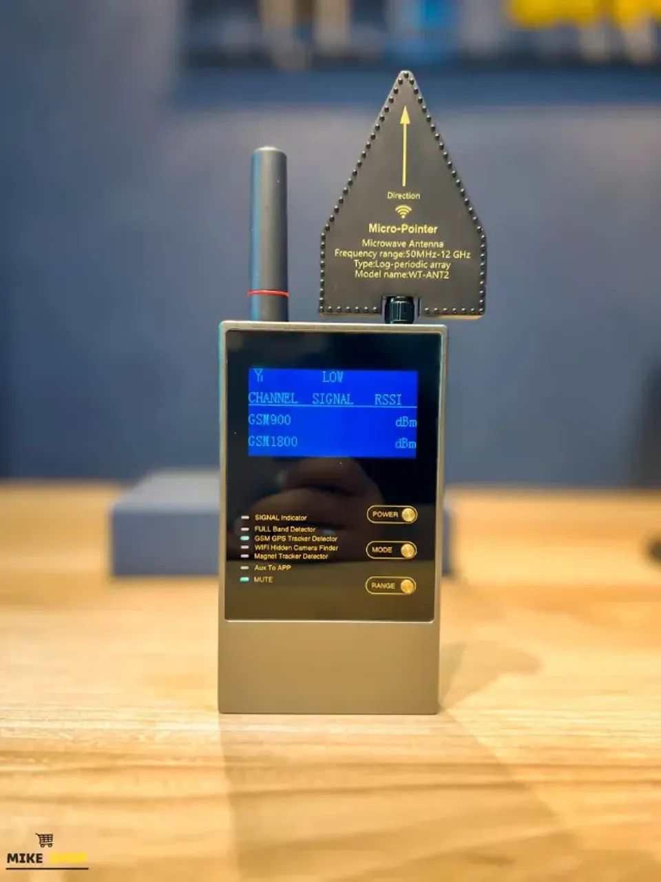 Detector de Sinal RF - Localizador de Rastreadores, Câmeras, GPS - Preto-fosco - Foto 3