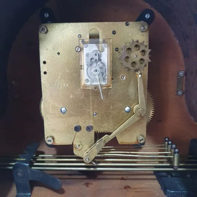 Relógio Silco Bimbam Swiss de Mesa Antigo Retrô - Foto 5